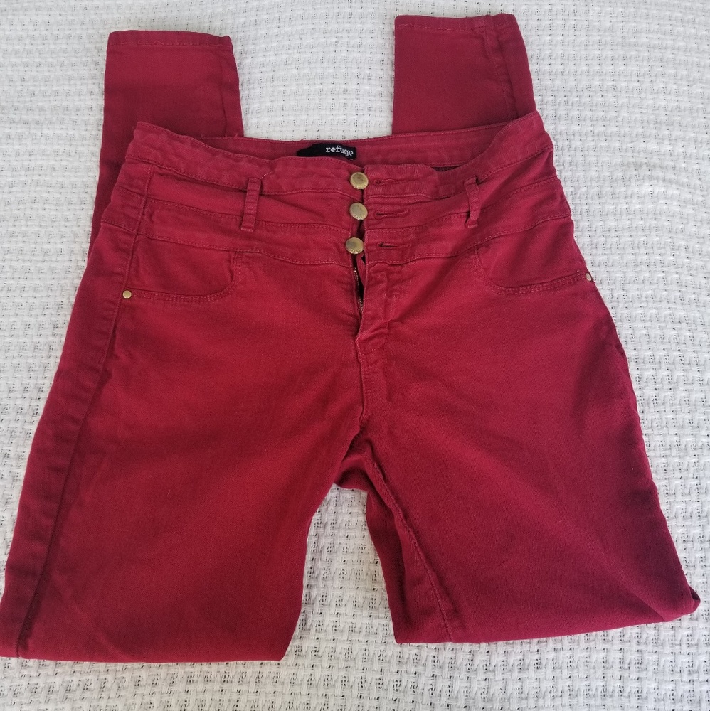 High waited refuge skinny jeans